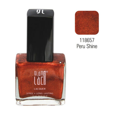 GlamLac Professional Gel Effect Nail Lacquer, Glitter